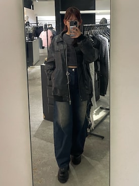 菅 桜さん（レディース・160cm）の秋コーディネート