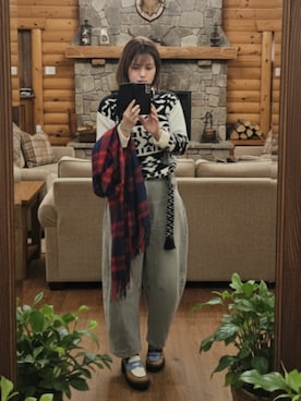 「アイテム（その他シューズ）」を使った、anemone0911さん（レディース・155cm）の秋コーディネート