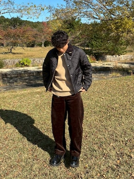 「アイテム（その他アウター）」を使った、はるなさん（メンズ・165cm）の秋コーディネート