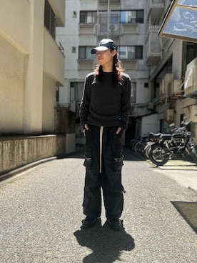 「アイテム（キャップ）」を使った、syunさん（メンズ・170cm）の夏コーディネート