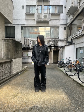 「アイテム（シャツ/ブラウス）」を使った、syunさん（メンズ・170cm）の秋コーディネート