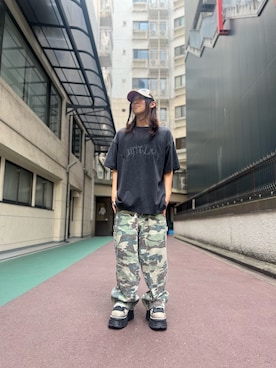 WHITELAND/CAMO DOUBLE KNEE PANTS 武尊着用 WHITELAND/CAMO DOUBLE KNEE PANTS 武尊着用