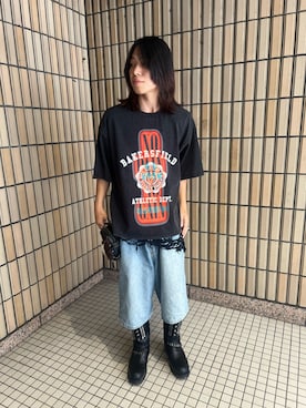 「アイテム（トップス）」を使った、syunさん（メンズ・170cm）の夏コーディネート