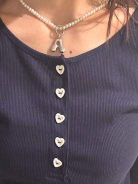 「アイテム（チャーム）」を使った、Kanaさん（レディース・169cm）の秋コーディネート