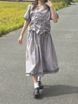 「ハンドメイド」｜Kanaさん（レディース・169cm）の秋コーディネート