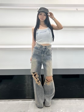 ユカさん(レディース・155cm)の夏コーディネート