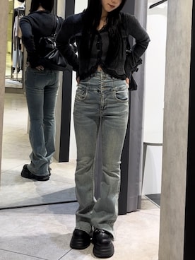 関口優香さん（レディース・155cm）の冬コーディネート