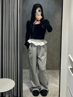 関口優香さん（レディース・155cm）の冬コーディネート