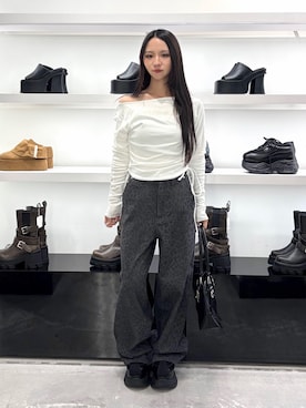 「EMODA」｜ユカさん（レディース・155cm）の夏コーディネート