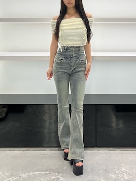 関口優香さん(レディース・155cm)の夏コーディネート
