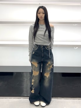 関口優香さん(レディース・155cm)の春コーディネート