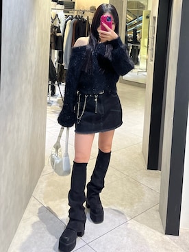 関口優香さん（レディース・155cm）の冬コーディネート