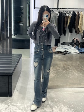 「EMODA」｜関口優香さん（レディース・155cm）の春コーディネート