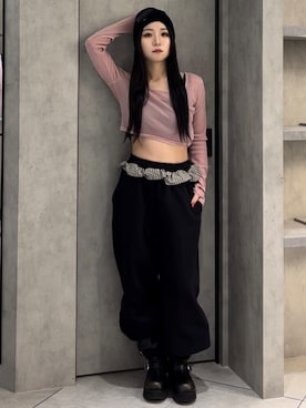 関口優香さん(レディース・155cm)の冬コーディネート