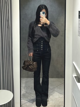 関口優香さん（レディース・155cm）の冬コーディネート