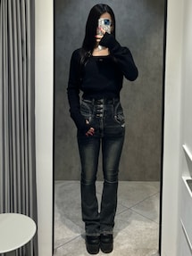 スーパーハイウエストフレアパギンス｜エモダ（EMODA）公式通販