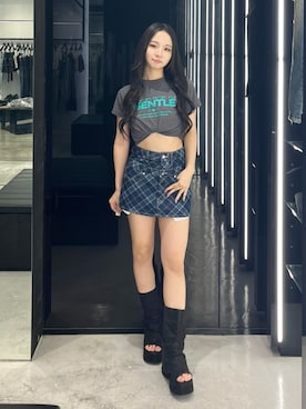 関口優香さん(レディース・155cm)の夏コーディネート