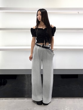 「EMODA（エモダ）のアイテム」を使った、ユカさん（レディース・155cm）の夏コーディネート