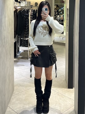 関口優香さん（レディース・155cm）の冬コーディネート