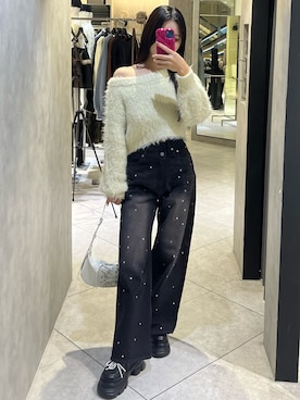 関口優香さん(レディース・155cm)の冬コーディネート