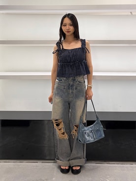 ユカさん(レディース・155cm)の夏コーディネート
