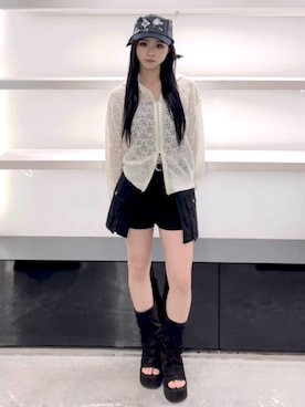 関口優香さん（レディース・155cm）の春コーディネート