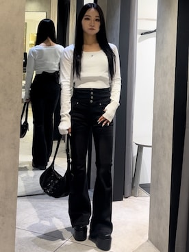 関口優香さん（レディース・155cm）の冬コーディネート