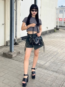 25新作 EMODA サイドオープンバルキーサンダル　Sサイズ EMODA サンダル サイドオープンバルキーサンダル レディース