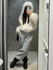 EMODA ボア、ファージャケット 2024 2026年最新】EMODA 毛皮・ファー