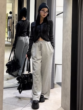 関口優香さん（レディース・155cm）の冬コーディネート