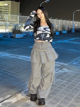 関口優香さん（レディース・155cm）の春コーディネート