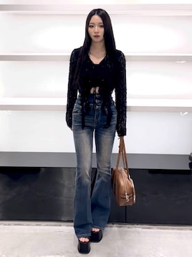 関口優香さん（レディース・155cm）の春コーディネート