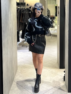 「厚底」｜関口優香さん（レディース・155cm）の秋コーディネート