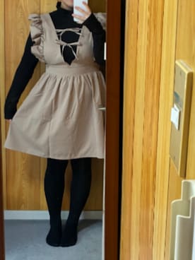 「アイテム（タイツ/ストッキング）」を使った、bunyaさん（レディース・154cm）の秋コーディネート