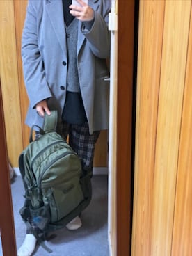 「アイテム（バッグ）」を使った、bunyaさん（レディース・154cm）の秋コーディネート