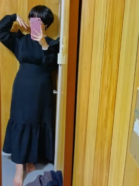 「アイテム（イヤリング）」を使った、bunyaさん（レディース・154cm）の秋コーディネート