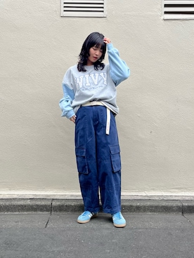 「DOUBLE NAME（ダブルネーム）のアイテム」を使った、ayariさん（レディース・167cm）の冬コーディネート