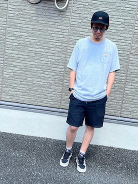 「FIVE BROTHER（ファイブブラザー）のアイテム」を使った、hiko.さん（メンズ・182cm）の秋コーディネート