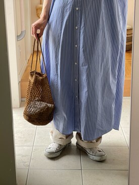 「JOURNAL STANDARD LUXE（ジャーナルスタンダード　ラックス）のアイテム（ワンピース/ドレス）」を使った、nmmc73さん（レディース・160cm）の春コーディネート