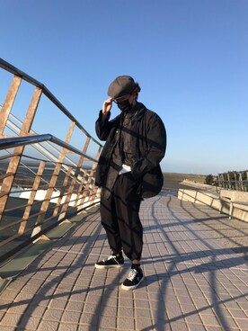 林瑋倫さん（メンズ・173cm）の冬コーディネート