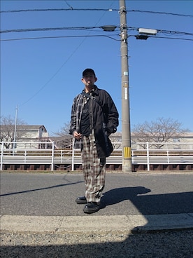 「rovtski（ロフトスキー）のアイテム」を使った、astronomicalloveさん（メンズ・169cm）の春コーディネート