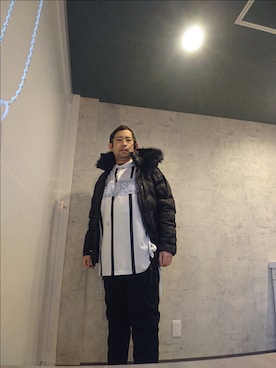 「アイテム（ジャケット/アウター）」を使った、astronomicalloveさん（メンズ・169cm・40代）の冬コーディネート