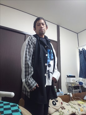 「rovtski（ロフトスキー）のアイテム」を使った、astronomicalloveさん（メンズ・169cm）の秋コーディネート