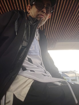 「アイテム（パーカー）」を使った、astronomicalloveさん（メンズ・169cm・40代）の秋コーディネート