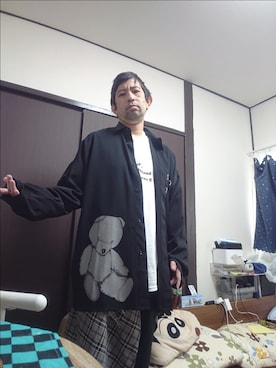 「rovtski（ロフトスキー）のアイテム」を使った、astronomicalloveさん（メンズ・169cm）の秋コーディネート