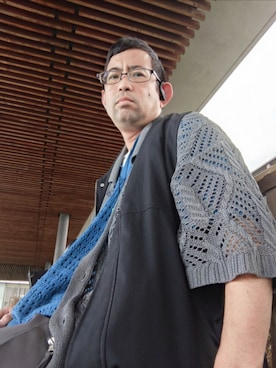 「VELNUS（ベルナス）のアイテム」を使った、astronomicalloveさん（メンズ・169cm）の夏コーディネート