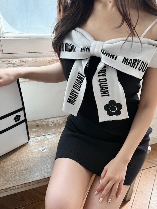EATME×MARY QUANT】リボンデザインニットワンピース（ワンピース