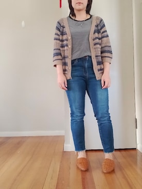 「nice claup」｜「アイテム（スリッポン）」を使った、fastfashionrebelさん（レディース・152cm）の秋コーディネート