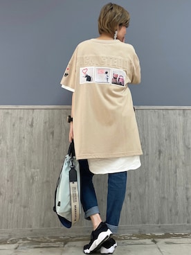 Naaachiさん（レディース・163cm）の夏コーディネート