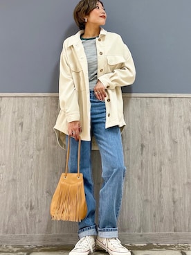 Naaachiさん（レディース・163cm）の冬コーディネート